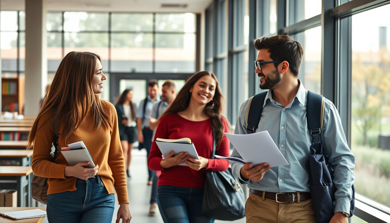 A university campus and academic setting in London